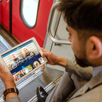 Angebote der ARD (Mediathek) auf dem Tablet